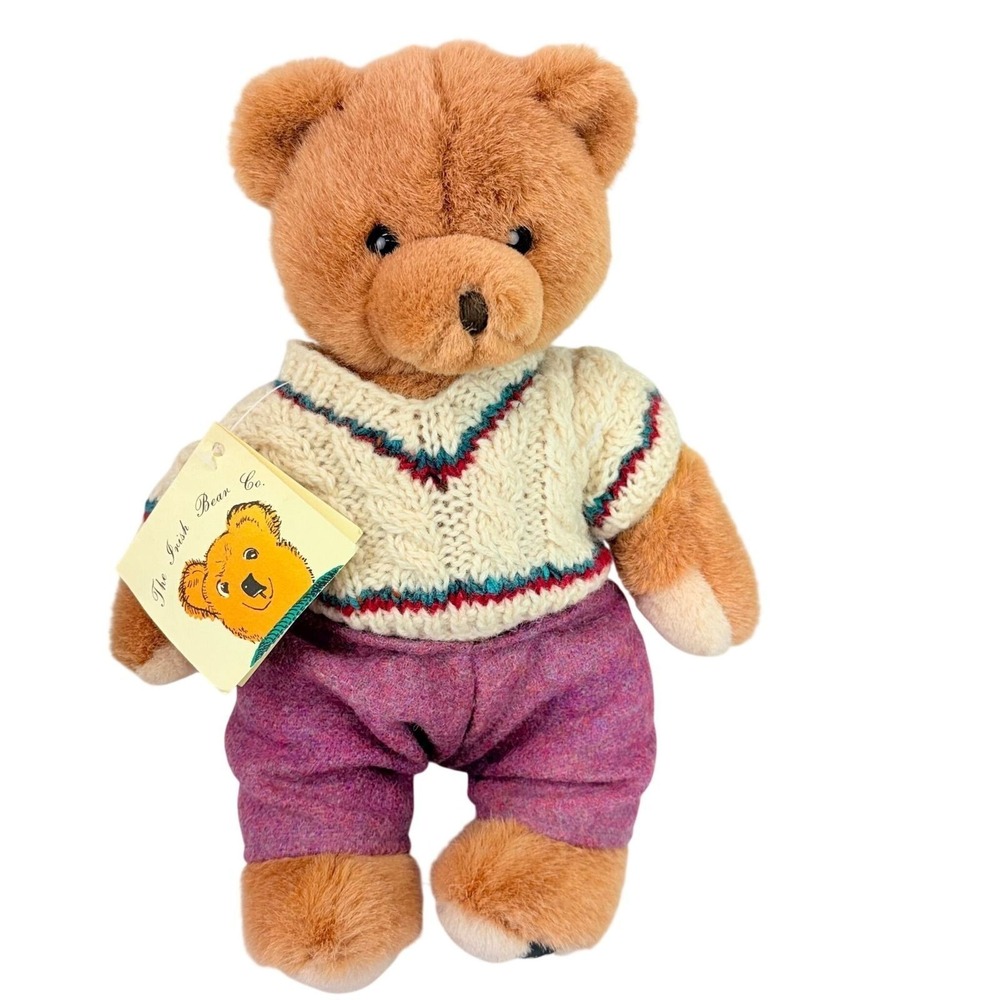 The Irish Bear Co. Irish Love Teddy Bear 13" Plush Stuffed Animal